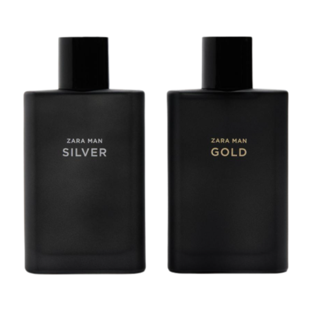 Coffret Eau de Toilette Homme ZARA SILVER + GOLD 2 X 90 ML