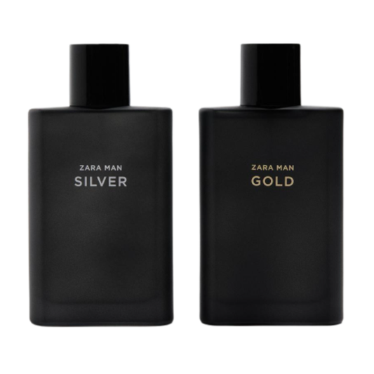 Coffret Eau de Toilette Homme ZARA SILVER + GOLD 2 X 90 ML