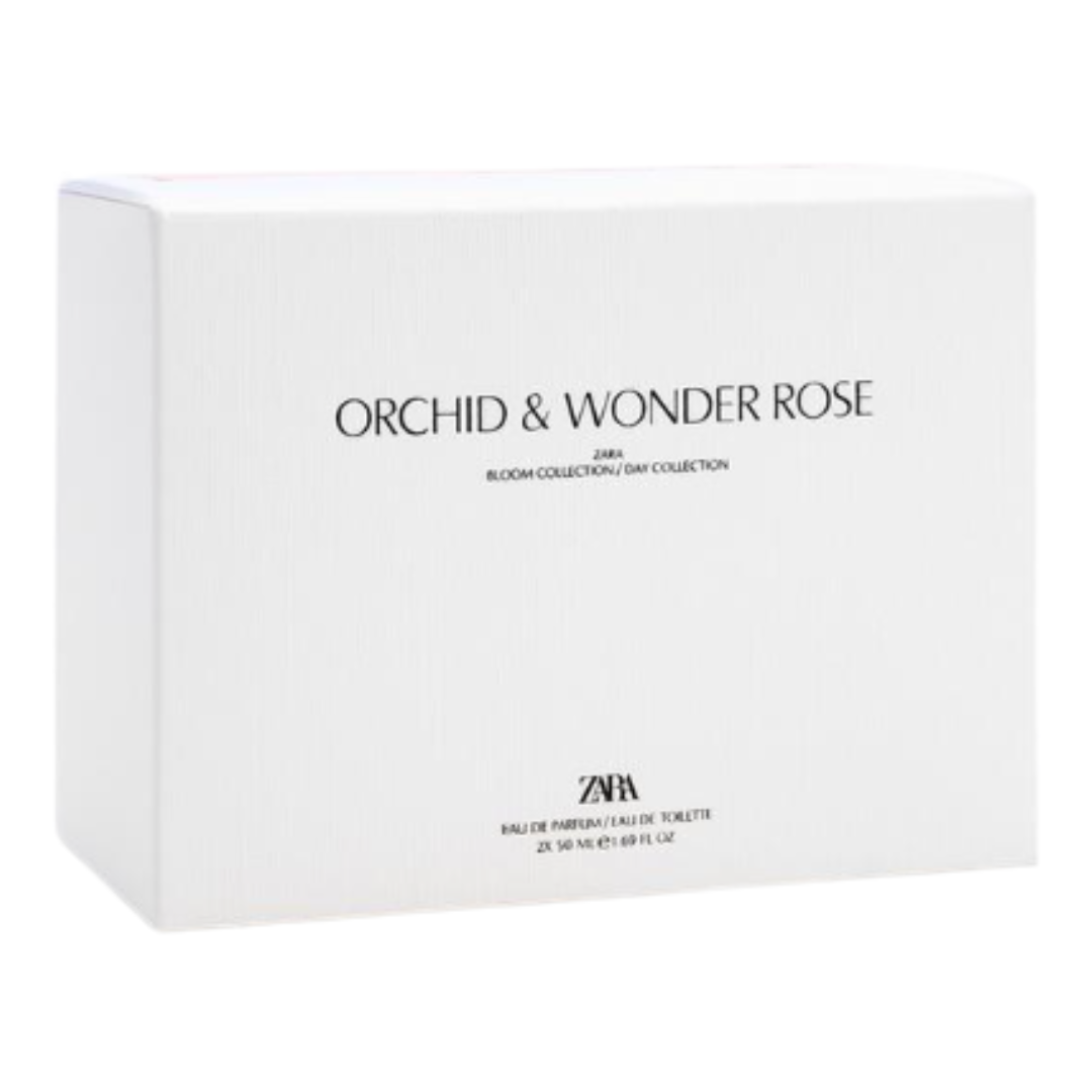 Coffret Eau de parfum Femme ZARA Bloom Collection ORCHID EDP &  Day Collection WONDER ROSE EDT 2x90ML