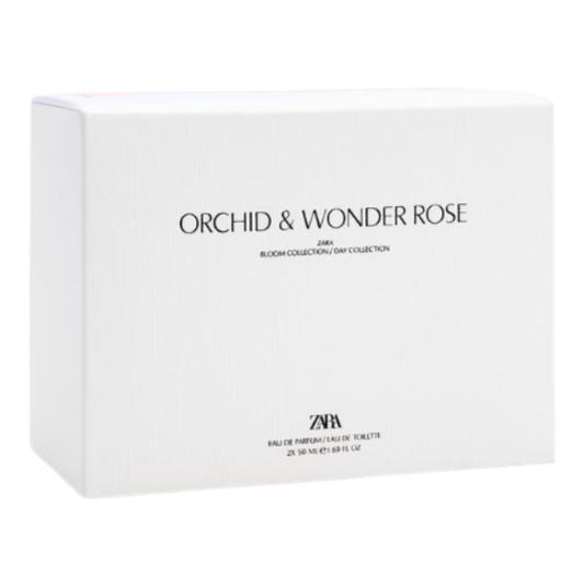 Coffret Eau de parfum Femme ZARA Bloom Collection ORCHID EDP &  Day Collection WONDER ROSE EDT 2x90ML