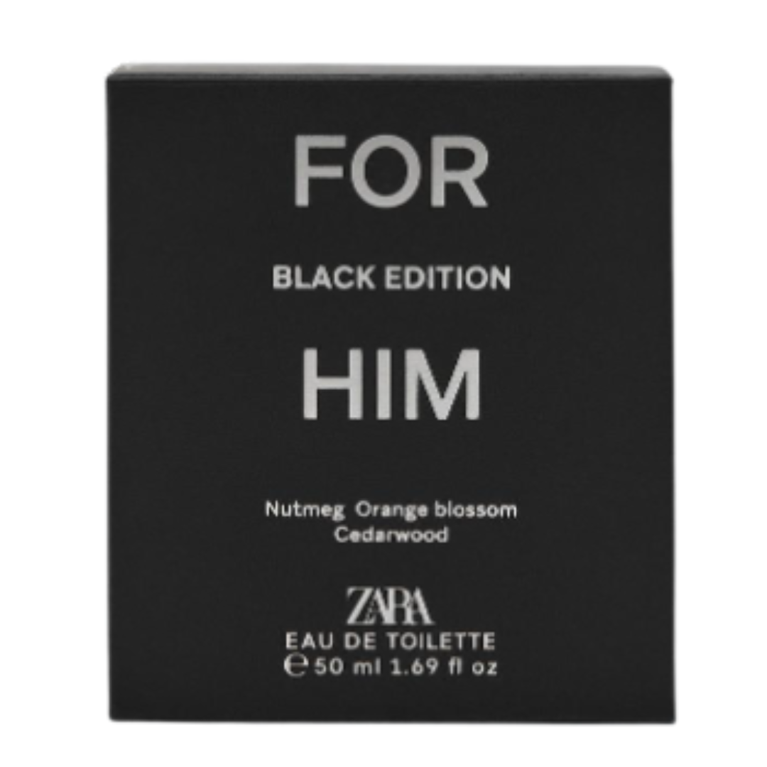Eau de Toilette ZARA Homme FOR HIM BLACK EDITION  50 ML
