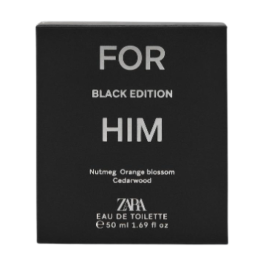 Eau de Toilette ZARA Homme FOR HIM BLACK EDITION  50 ML