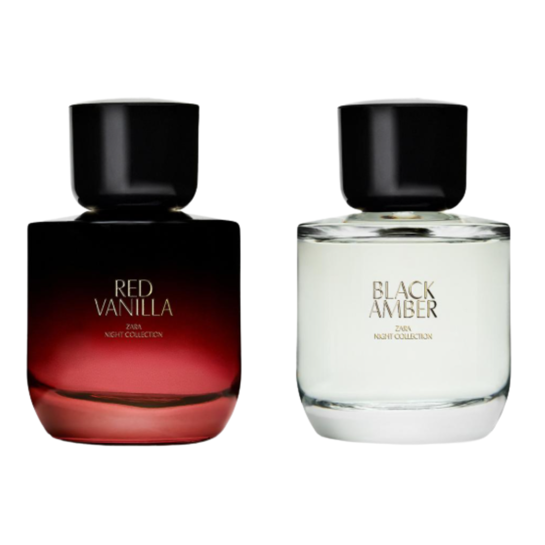 Coffret Eau de toilette Femme Collection Right ZARA RED VANILLA + BLACK AMBER  2x90ML