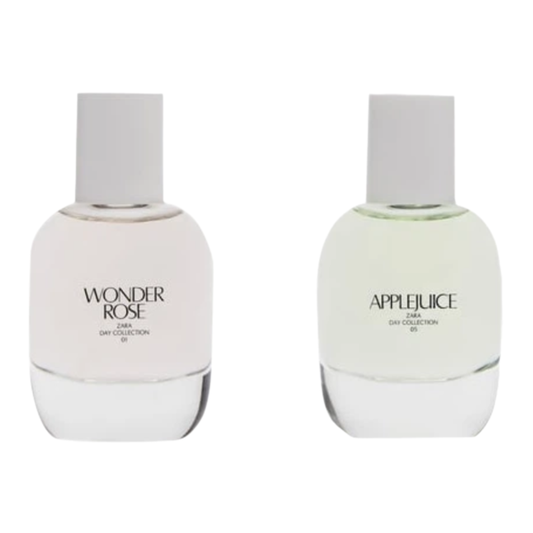 Coffret Eau de toilette Femme Collection Day WONDER ROSE + APPLEJUICE  2x90ML