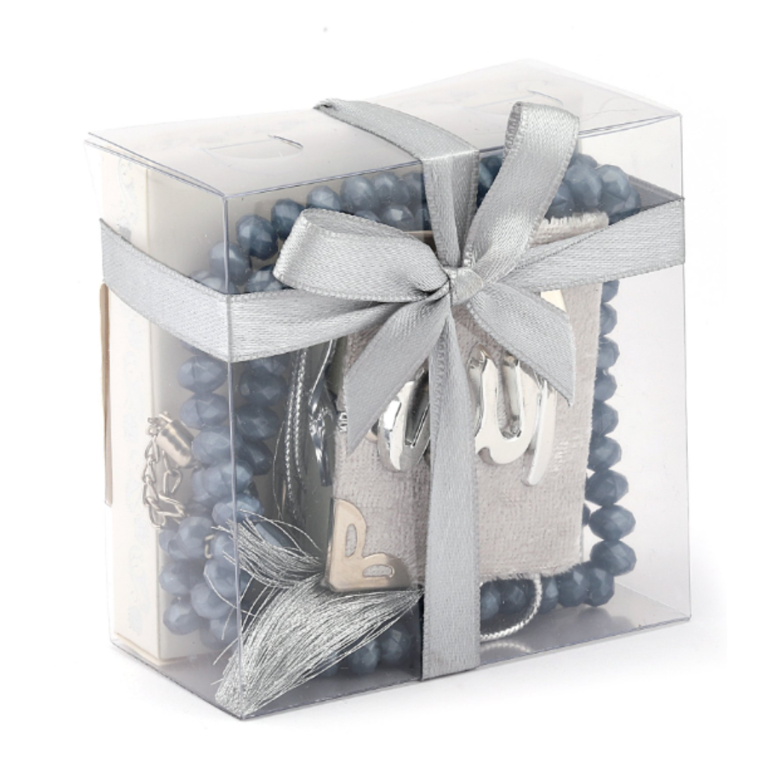 Coffret Cadeau Islam Mini Coran et Chapelet Diverses couleurs