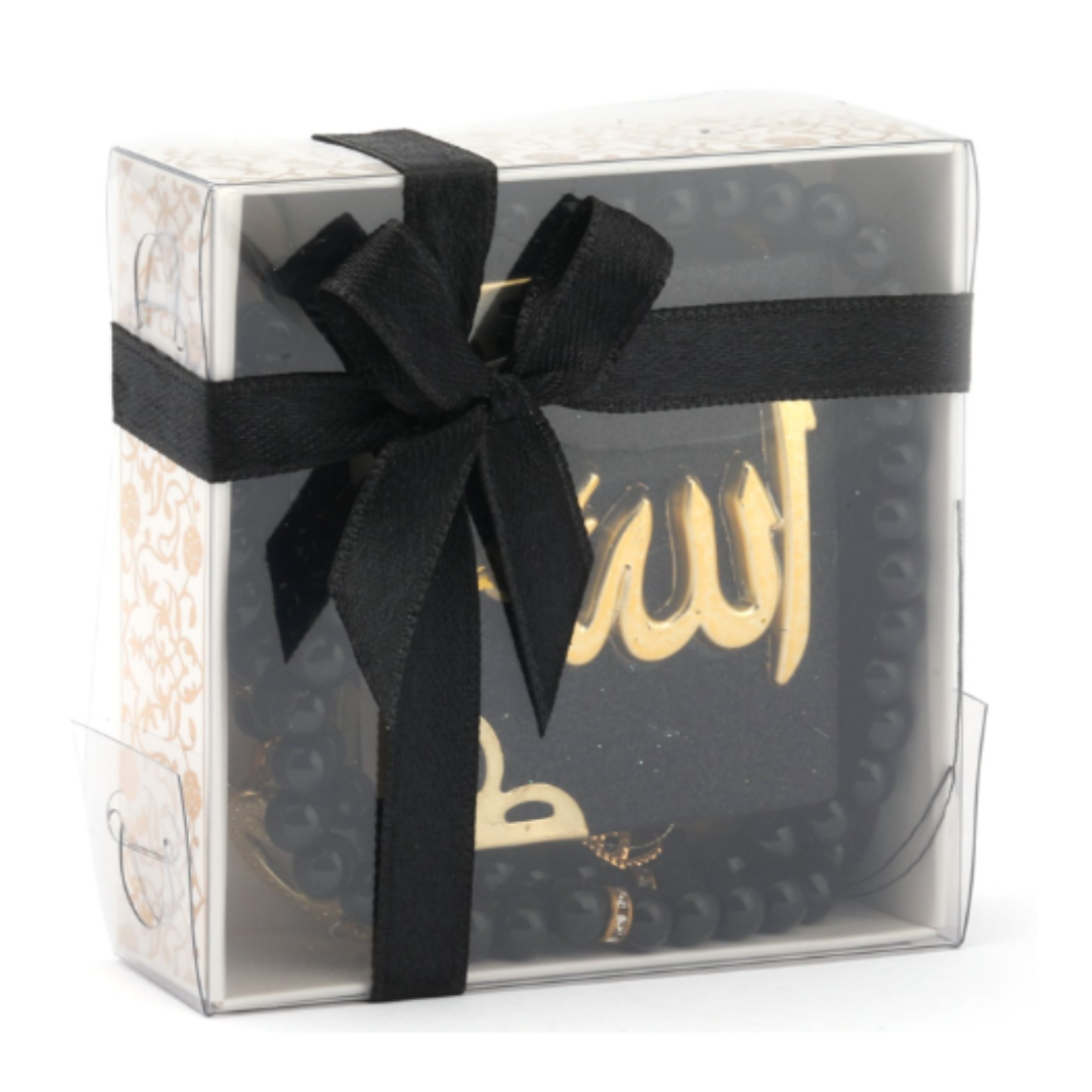 Coffret Cadeau Islam Mini Coran et Chapelet Diverses couleurs