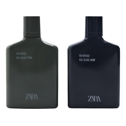 Coffret Eau de Toilette Homme ZARA W/END TILL 8.00 PM W/END TILL 3:00 AM 100 ML