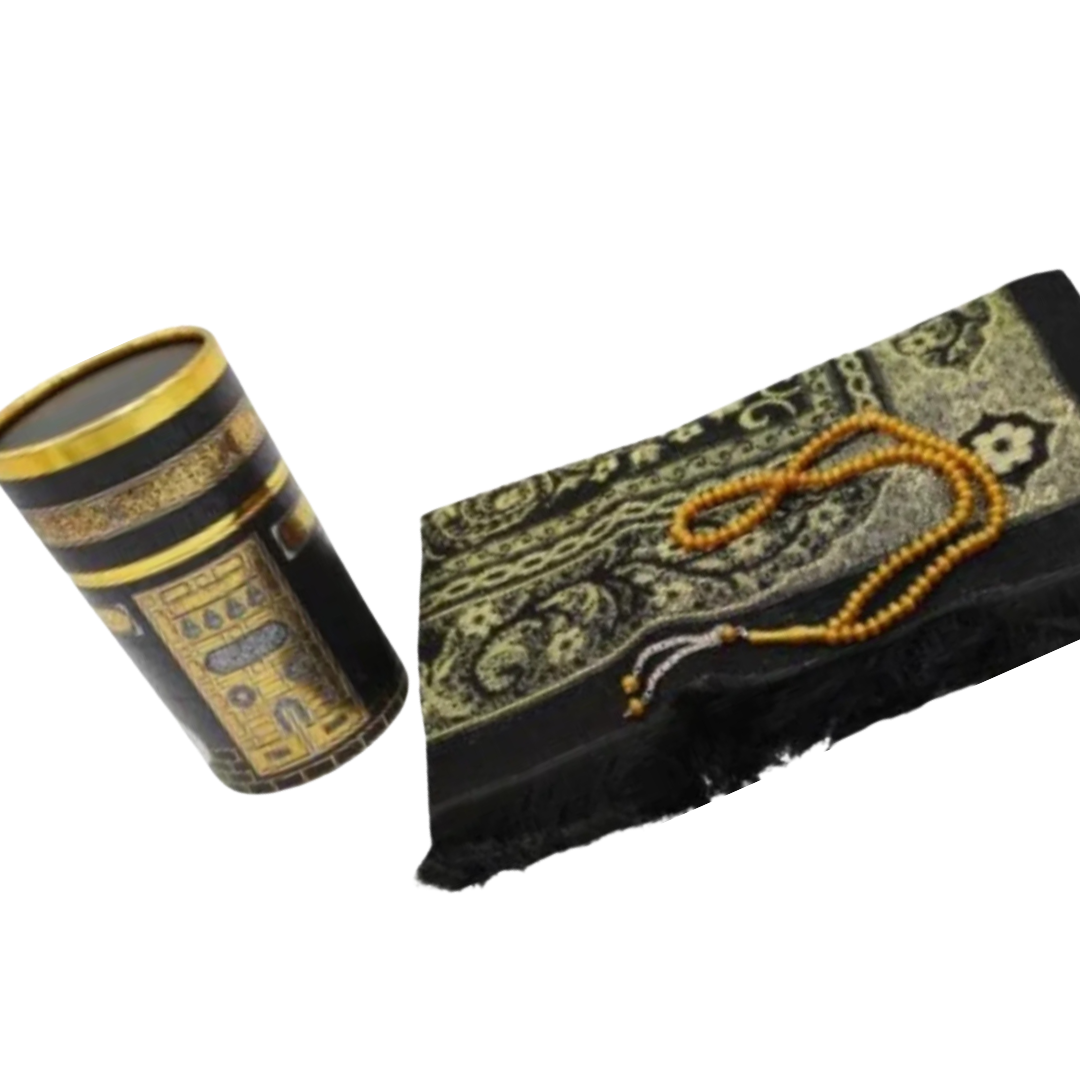 Coffret prière -Tapis/ Chapelet  Diverses Couleurs et variantes