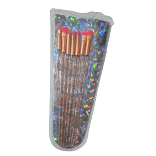 Set de pinceaux pailleté 7 Pièces  KISS BEAUTY Diverses Variantes