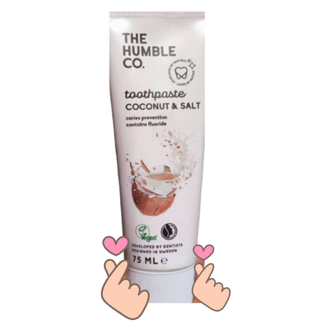 Dentifrice Naturel Adulte Coco & Sel  The Humble Brush Co 75 ml