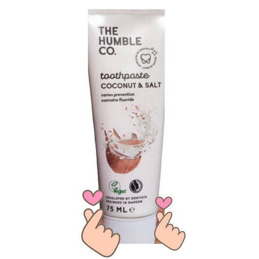Dentifrice Naturel Adulte Coco & Sel  The Humble Brush Co 75 ml