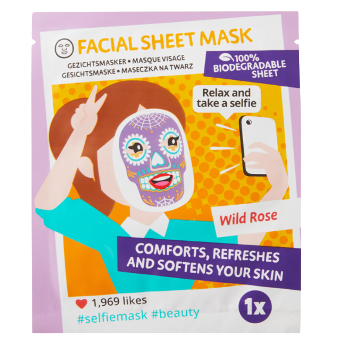 Masque en tissu  visage selfie Diverses variantes