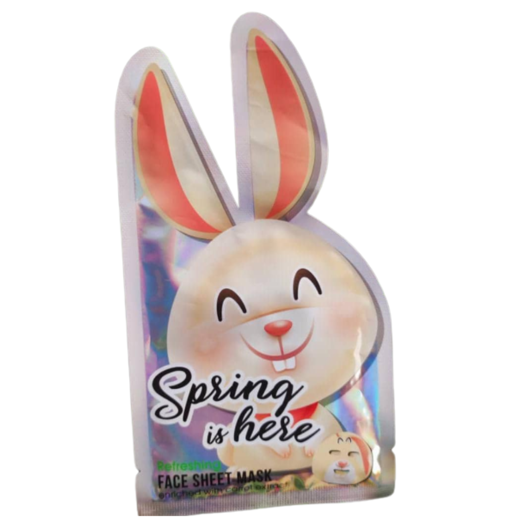 Masque en  tissu pour le visage mignon Animaux et Fruit