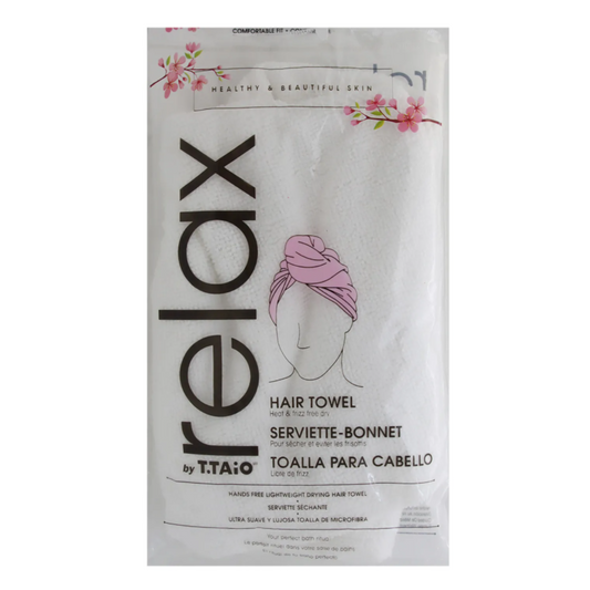 Serviette Eponge pour Cheveux by Relax Diverses couleurs