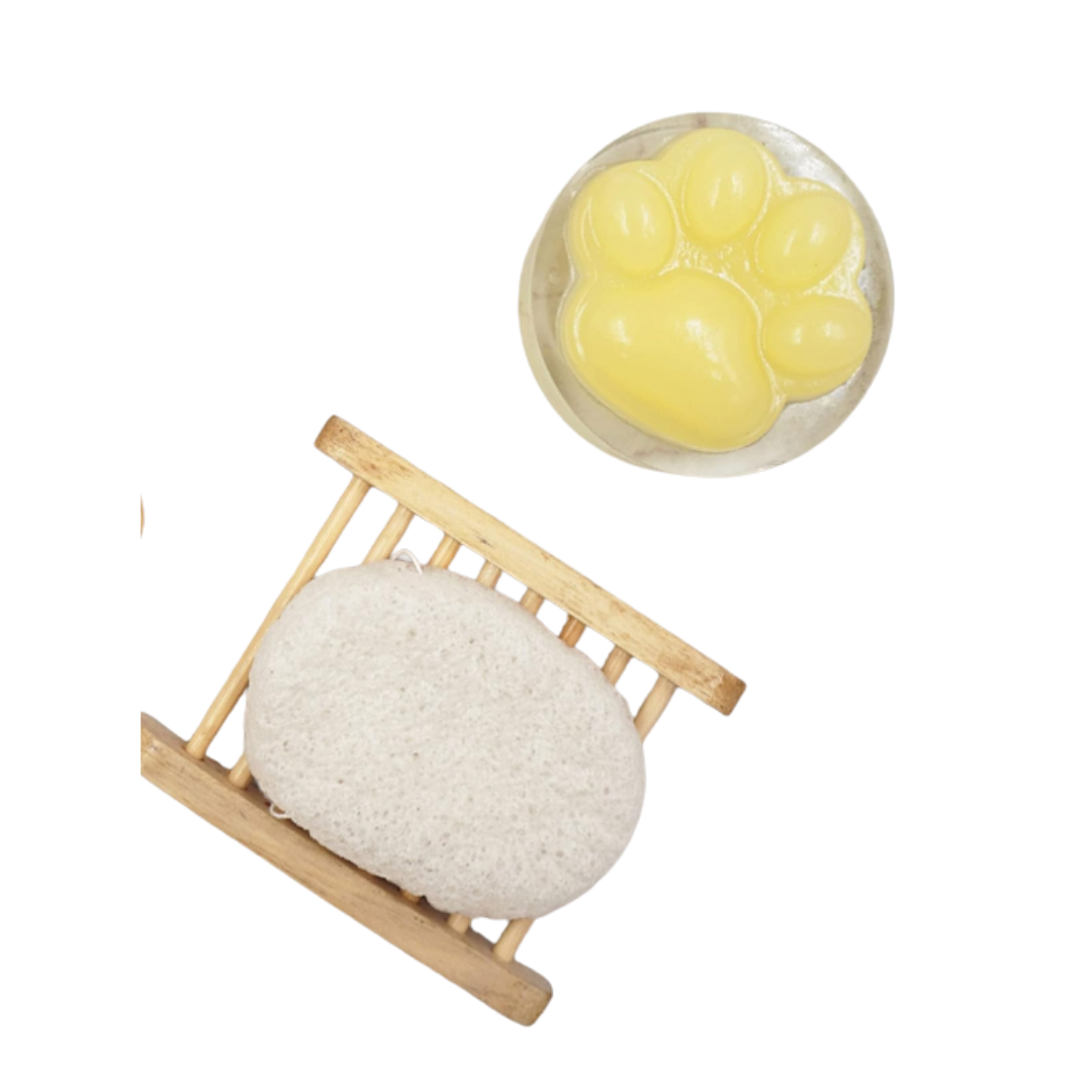 Savon Jelly Citron + Eponge Konjac Sun & Si  2 pièces Diverses Variantes