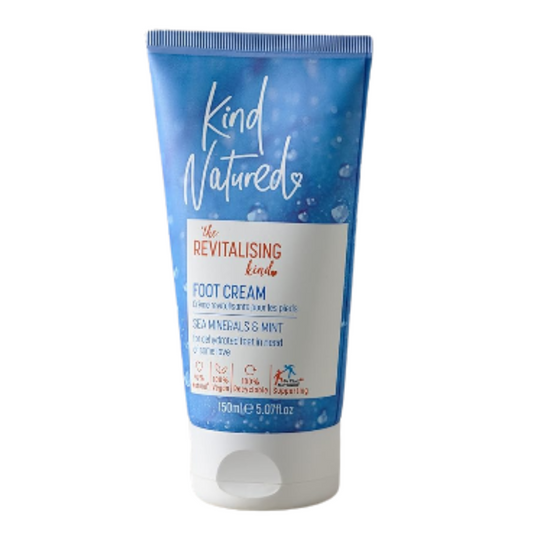 Crème pour pieds aux sels de mer et à la Menthe Kind Natured 150 ml