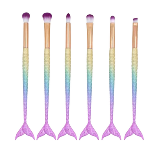 Pinceau de maquillage queue de sirène fluo Diverses Variantes