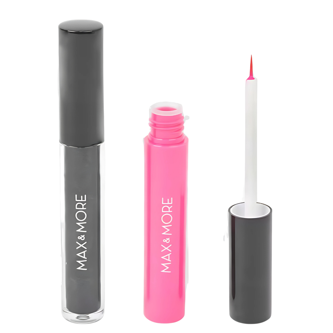 Set Eye-liner Liquide gel à paillettes Max and More Diverses variantes