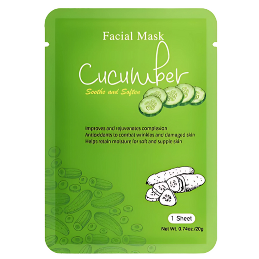 Masque en tissu coréen pour soins visage  Divers variantes