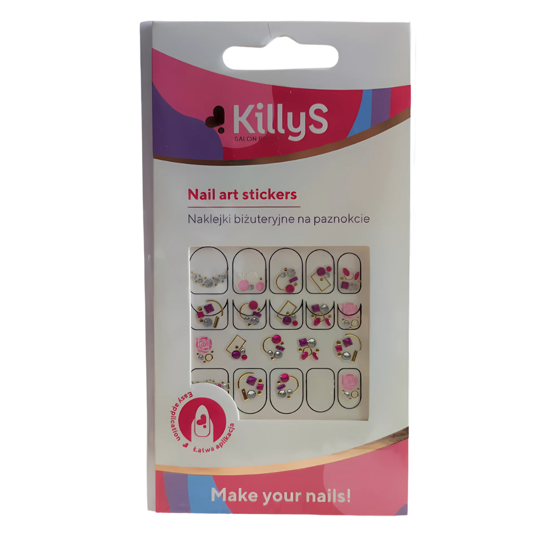 Stickers à ongles " 20 pièces " diverses variantes