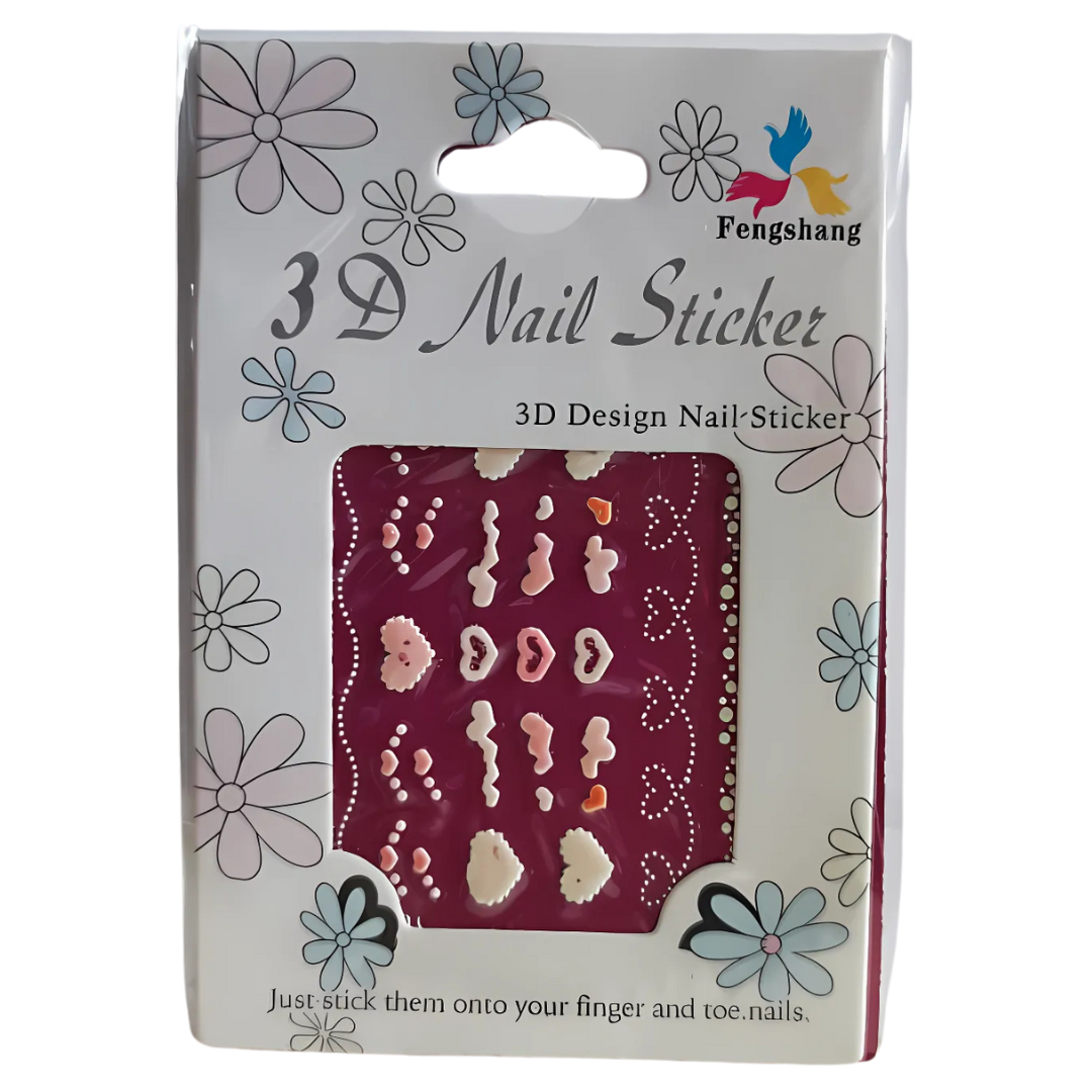 Stickers à ongles " 20 pièces " diverses variantes
