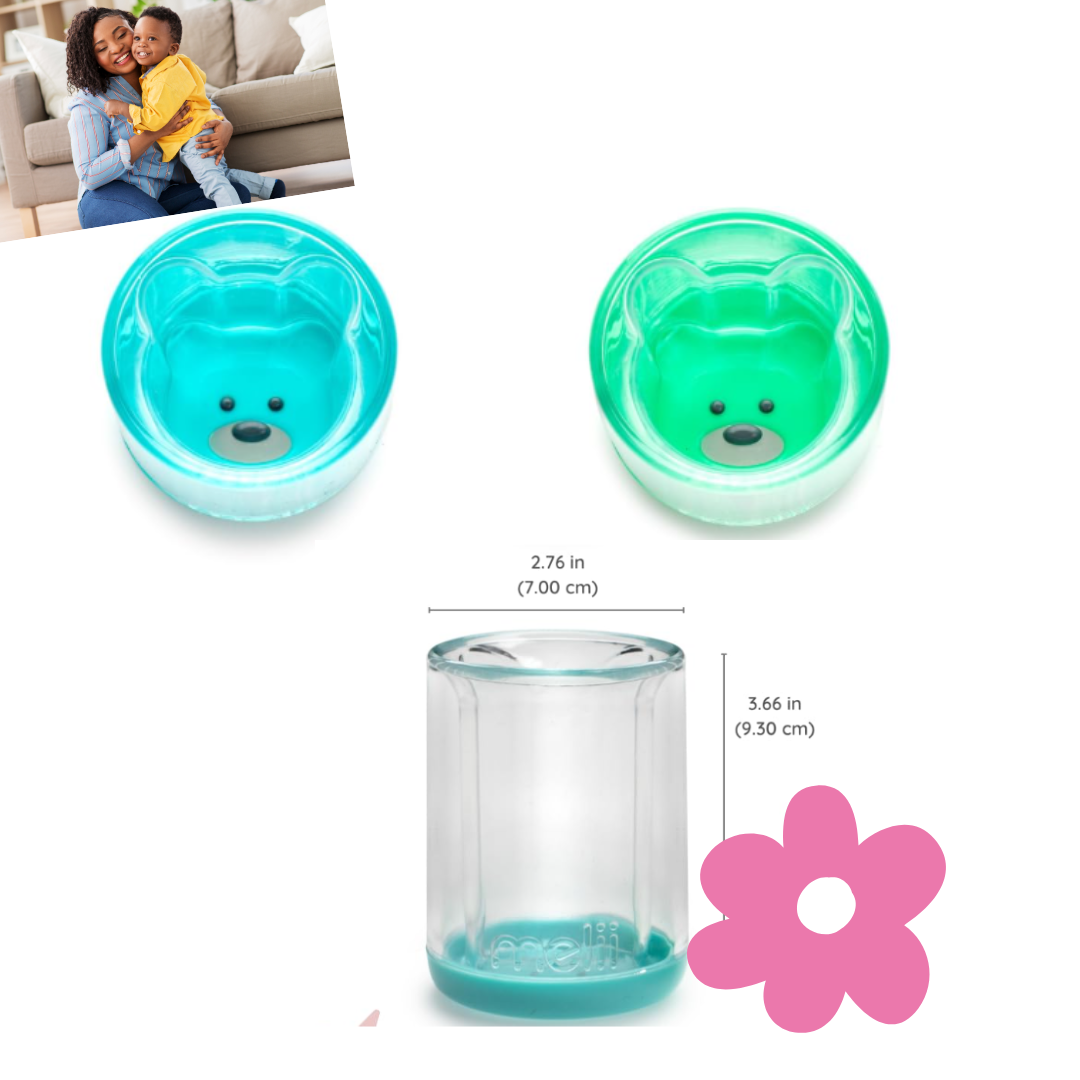 Lot de 2 Gobelet double paroi en forme d'ours Melii