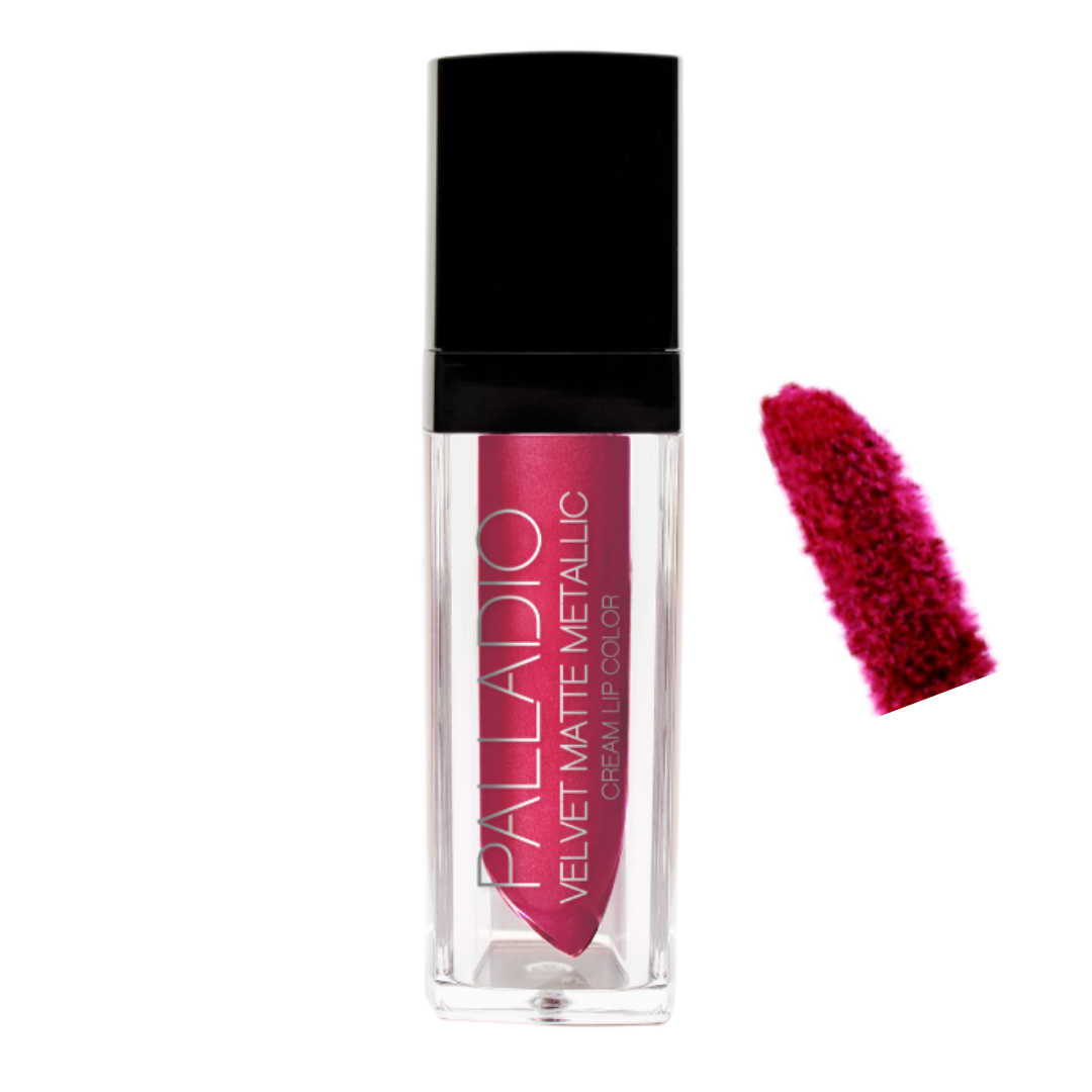Rouge à lèvres crème Palladio VELVET MATTE METALLIC Diverses couleurs