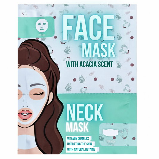 Masque en tissu pour visage et le cou Diverses variantes