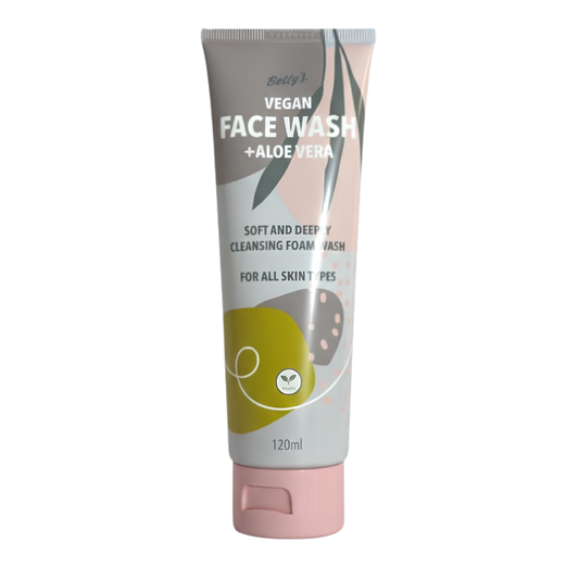 Gel moussant doux à Aloe Vera vegan pour visage  120 ml