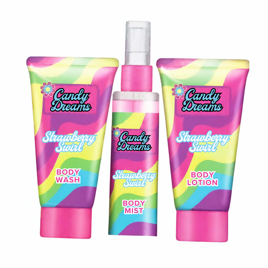 Coffret Beauté Fraise Irrésistible  5 articles Végan Candy Dreams