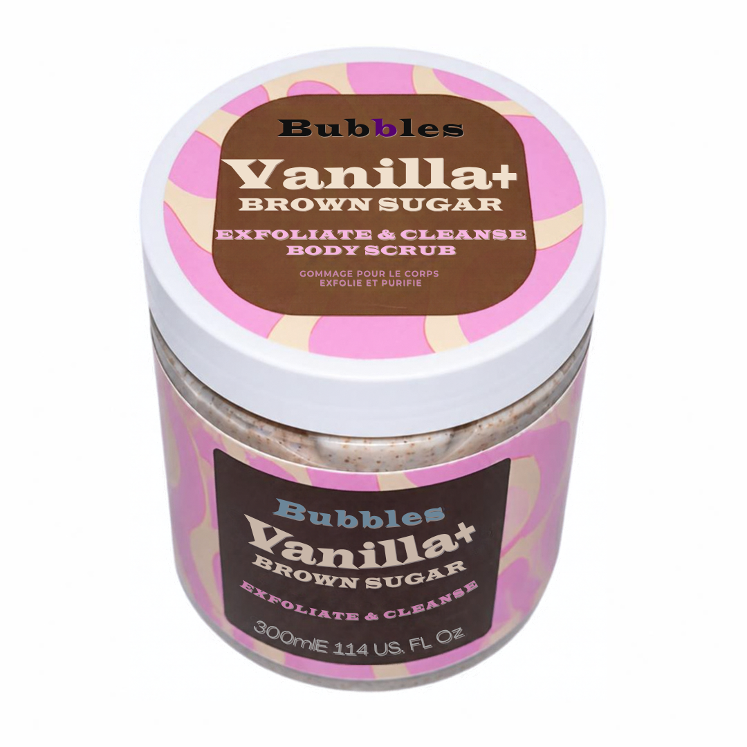 Gommage Corporel à la Vanille et au Sucre Roux  PS Bubbles 475 ml