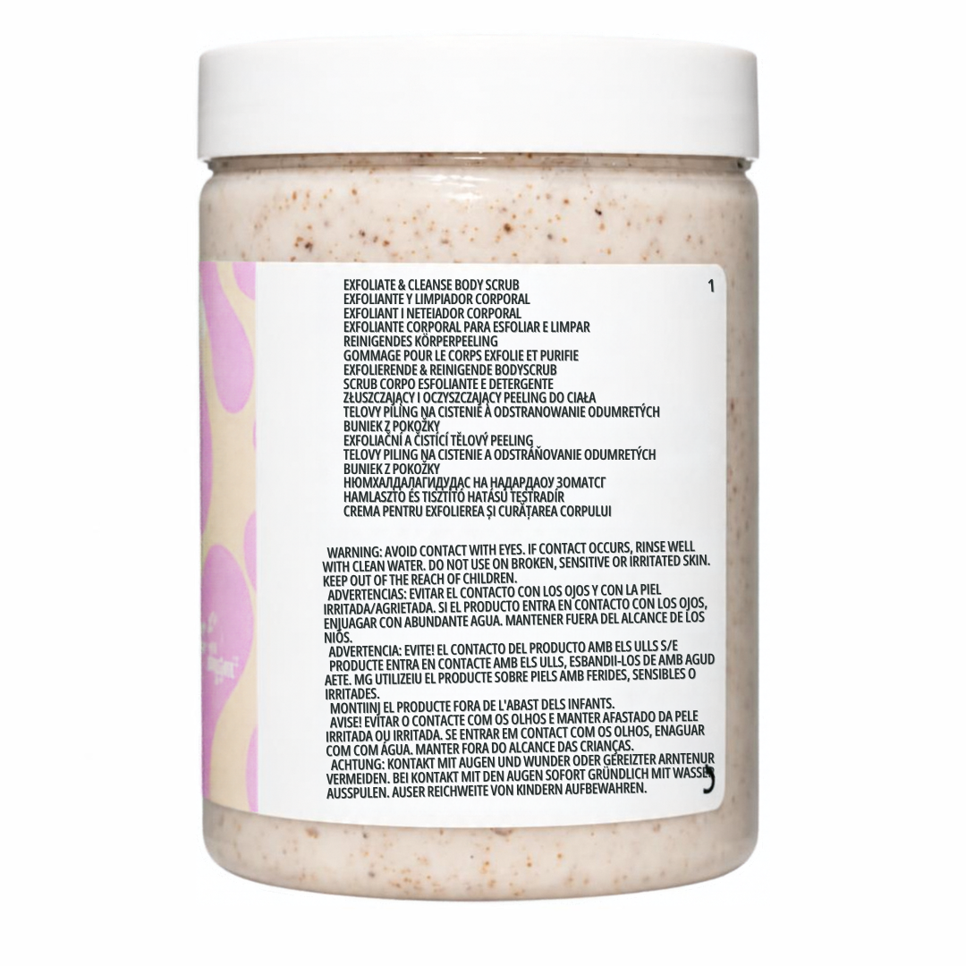 Gommage Corporel à la Vanille et au Sucre Roux  PS Bubbles 475 ml