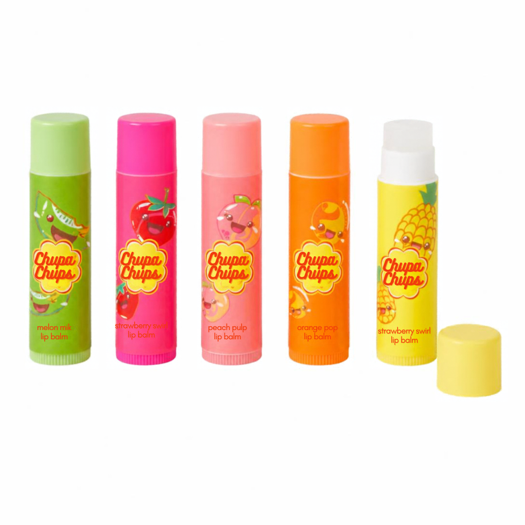 Set de 5 baumes à lèvres Chupa Chups