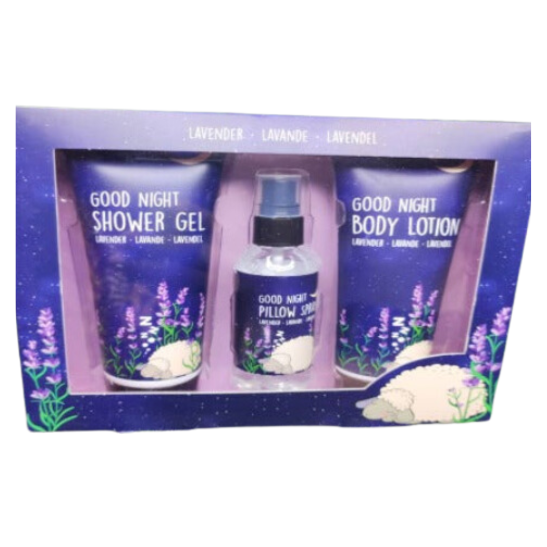 Coffret Corps et Bain Good Night  à la Lavande Diverses variantes