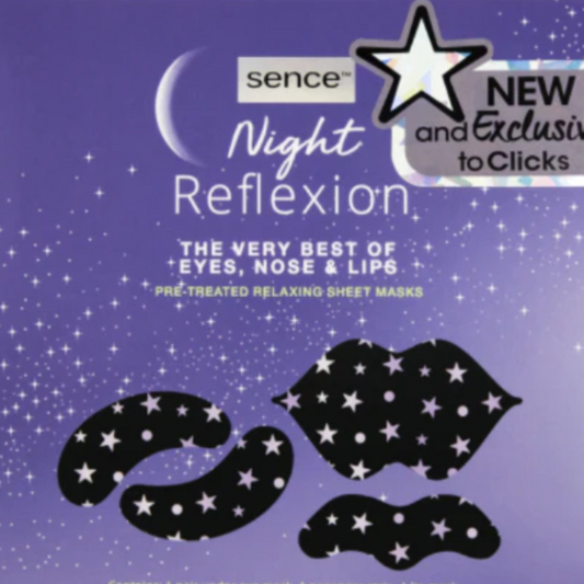 Kit Masque en Feuille Métallique Réflexion Nocturne 3 pièces