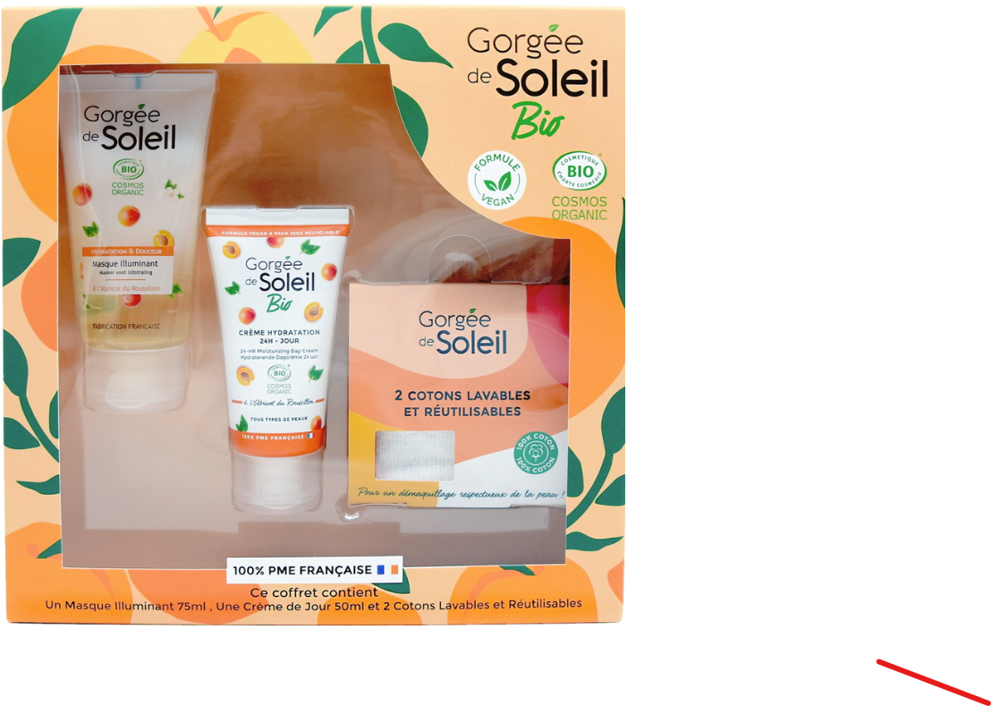 Coffret soin visage GORGEE DE SOLEIL Diverses variantes