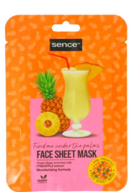 Masque en tissu pour visage  Sence Cocktail de Fruits  Diverses variantes