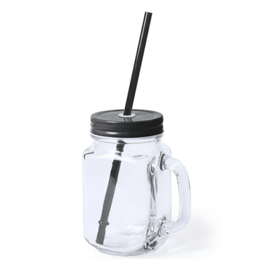 Verre Tumbler Avec Couvercle Et Paille 1 pièce