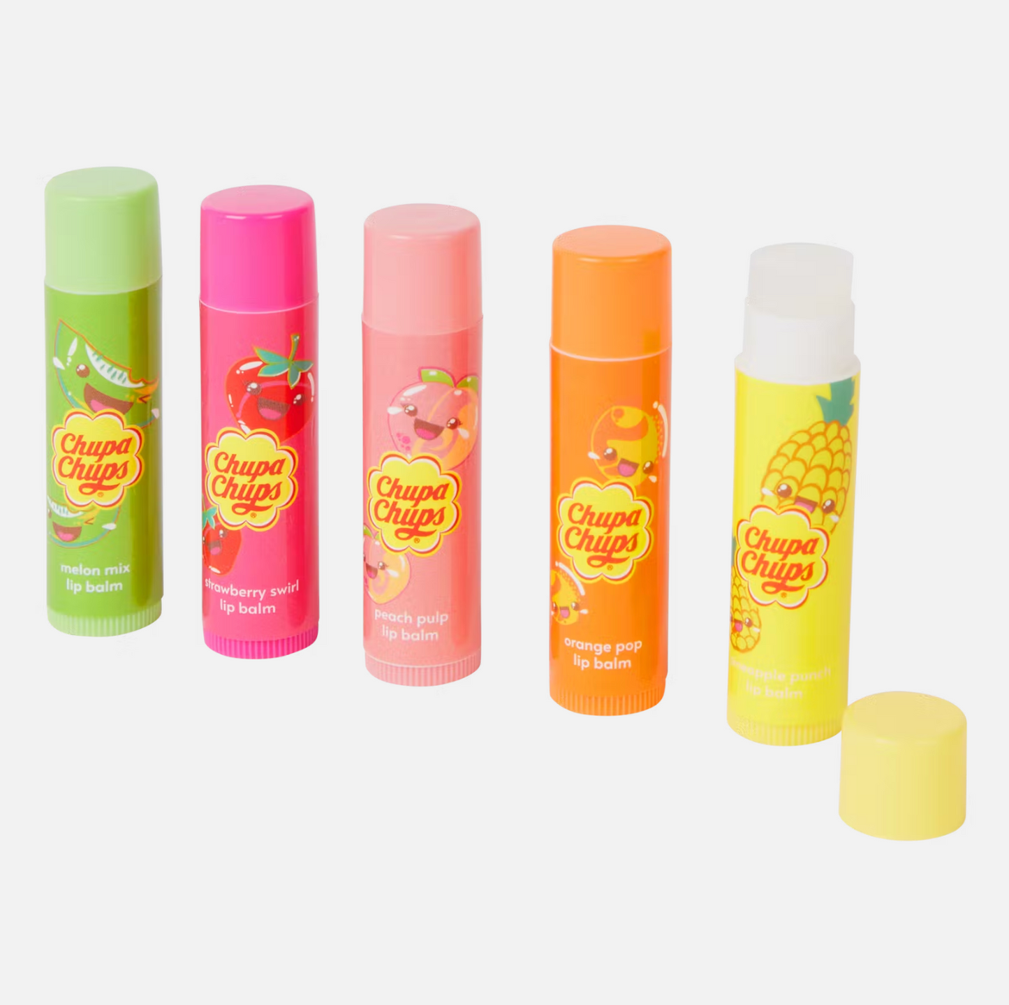 Baume à lèvres Chupa Chups lot de 5