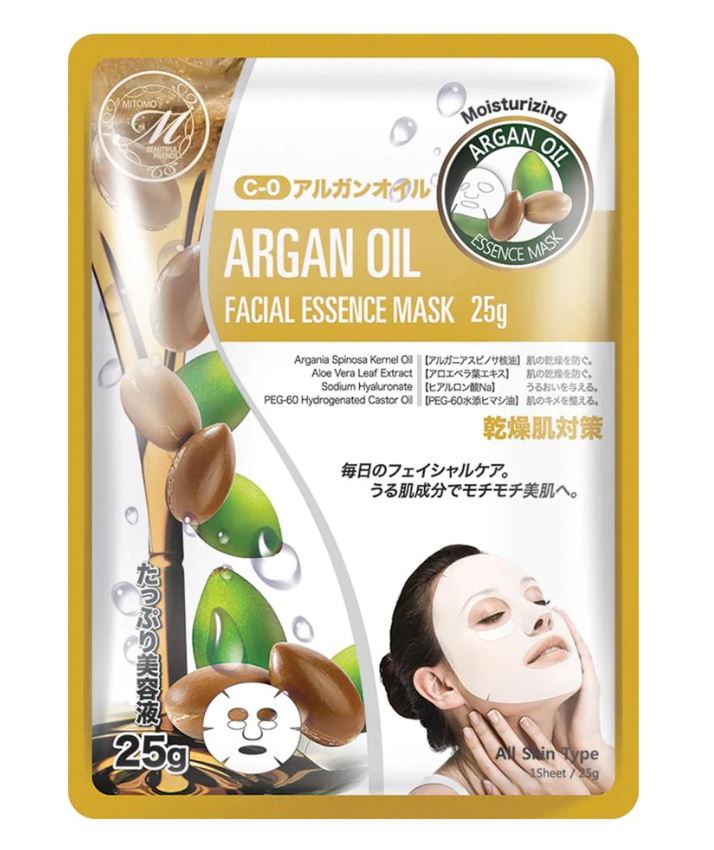 Masque en tissu Mitomo Essence Mask 25g  Diverses Variantes